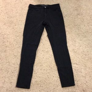 Black high rise jegging from American eagle.